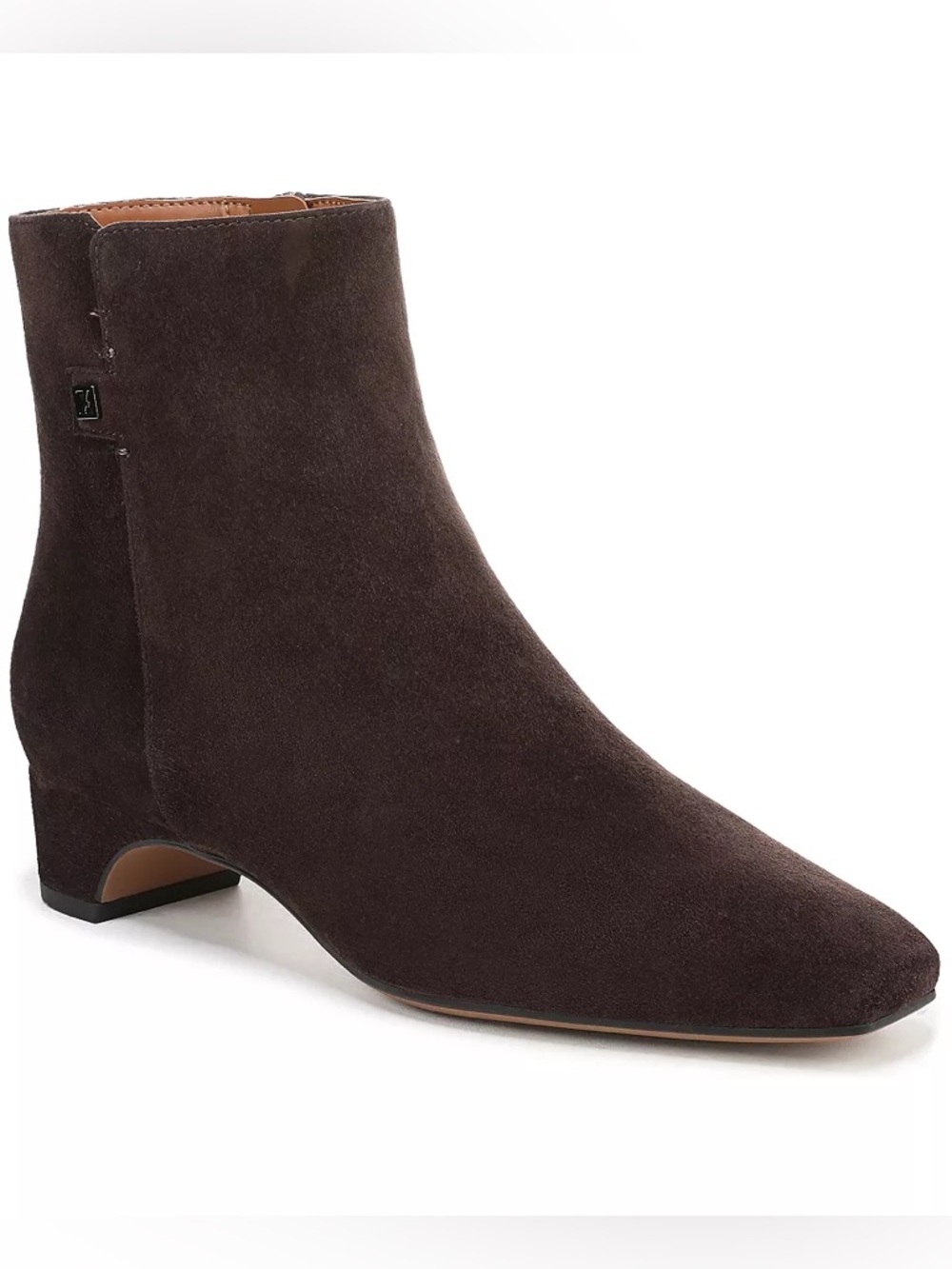 Franco Sarto Dark Brown Suede Ankle Bootie 9.5 M